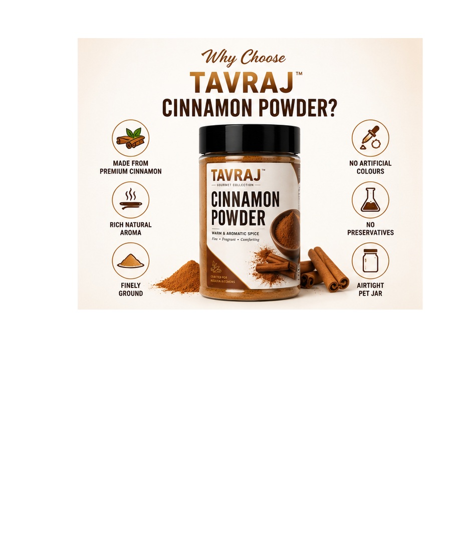 tavraj cinnamon powder | premium dalchini powder | warm & aromatic spice | 80g tavraj cinnamon powder | premium dalchini powder | warm & aromatic spice | 80g