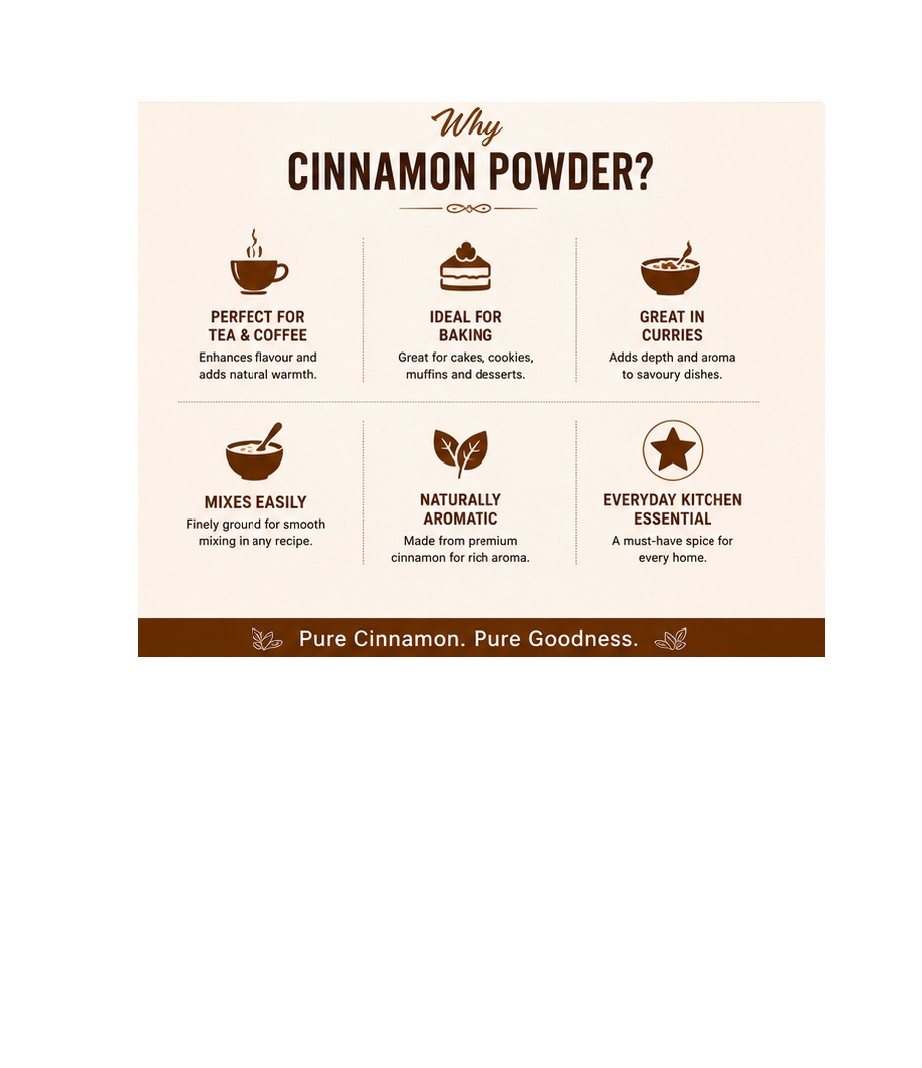 tavraj cinnamon powder | premium dalchini powder | warm & aromatic spice | 80g tavraj cinnamon powder | premium dalchini powder | warm & aromatic spice | 80g