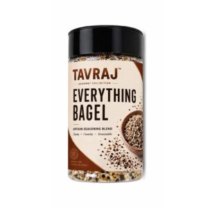tavraj everything bagel seasoning | premium garlic, onion & sesame blend | 100g