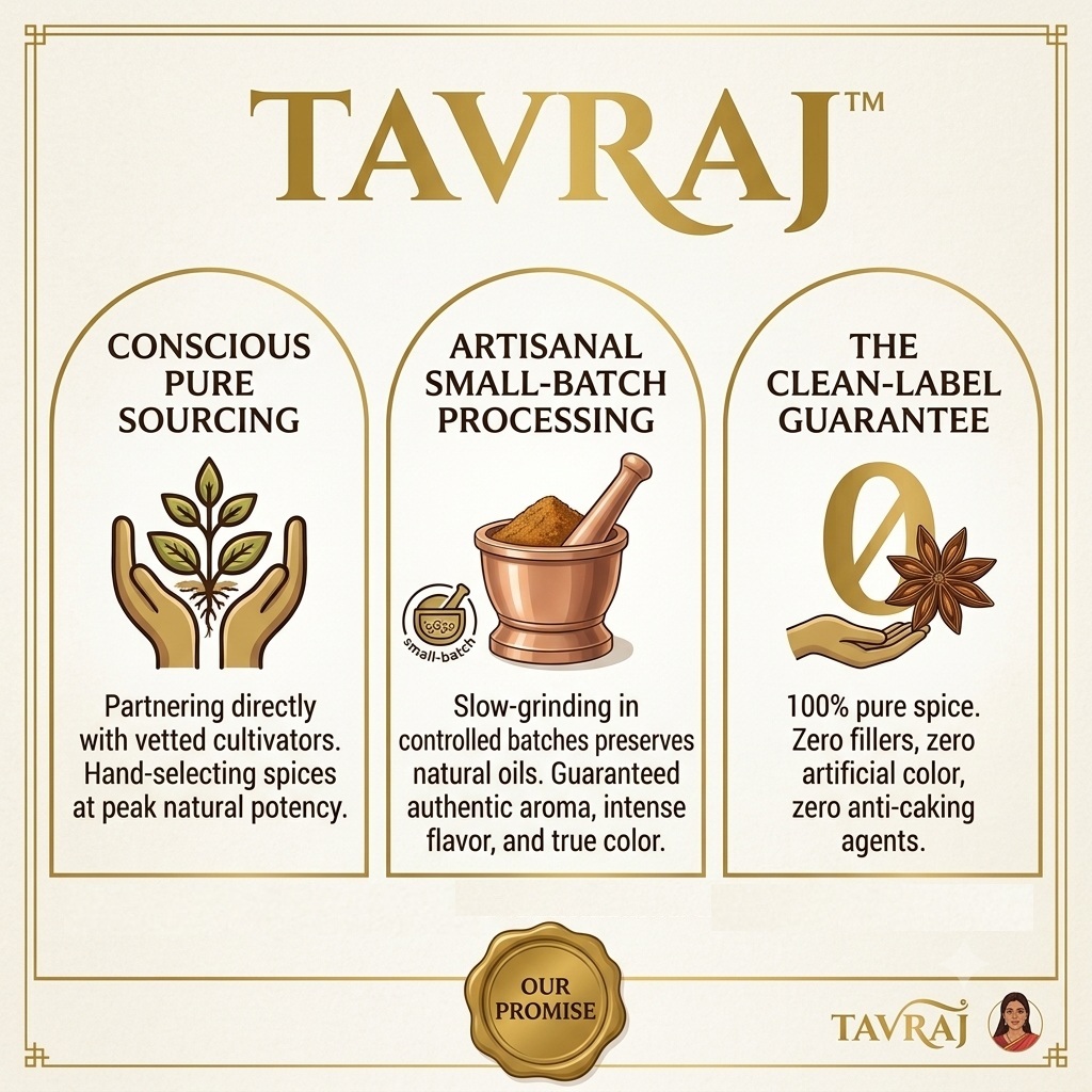 tavraj premium red chilli powder | 100% natural | pure spice | rich colour & bold flavour