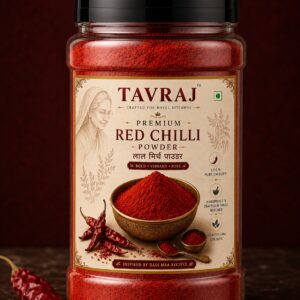 tavraj premium red chilli powder | 100% natural | pure spice | rich colour & bold flavour