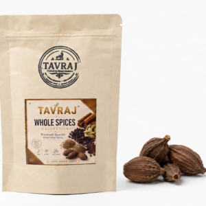 tavraj premium whole black cardamom (badi elaichi) | naturally smoky & aromatic | whole spice