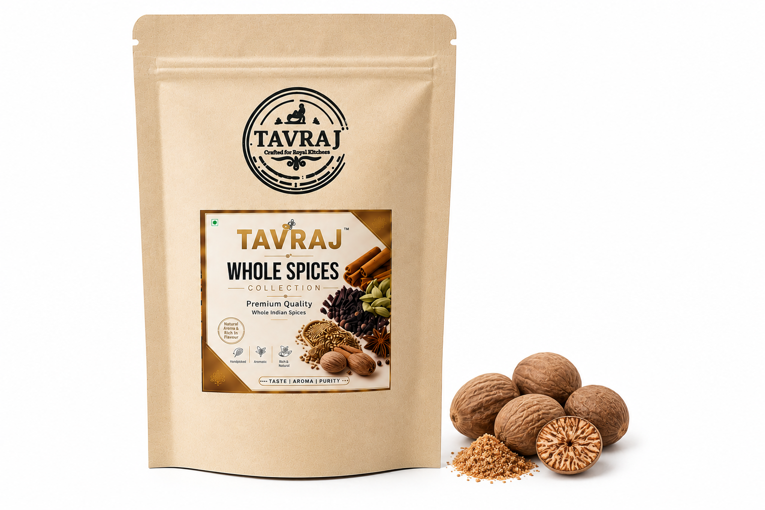 tavraj whole nutmeg (jaiphal) | premium aromatic whole spice | rich natural aroma | 100% pure | no preservatives tavraj whole nutmeg (jaiphal) | premium aromatic whole spice | rich natural aroma | 100% pure | no preservatives
