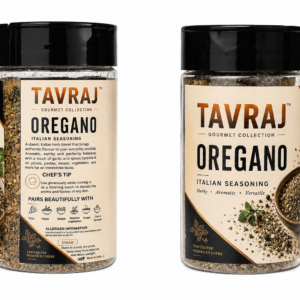 tavraj oregano seasoning | pizza & pasta seasoning | italian herb blend | sprinkler jar | 80g