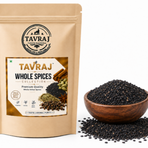tavraj black sesame seeds (whole) | premium kala til | whole sesame seeds | fresh & hygienically packed