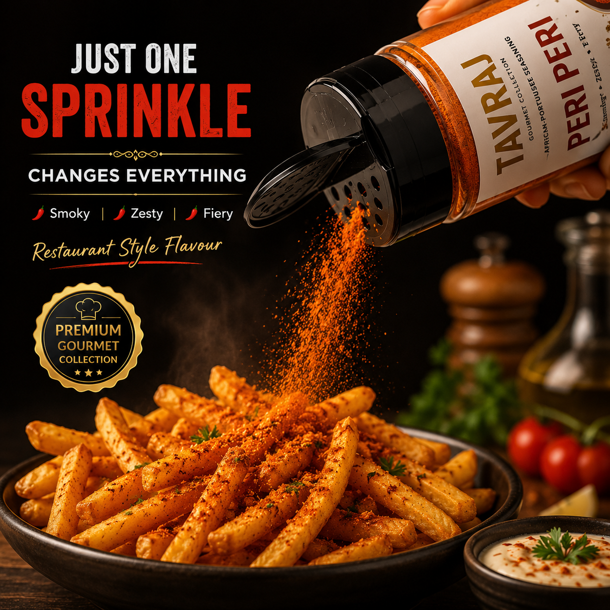 tavraj combo pack for peri peri & everything bagel seasoning | 80g + 100g tavraj combo pack for peri peri & everything bagel seasoning | 80g + 100g